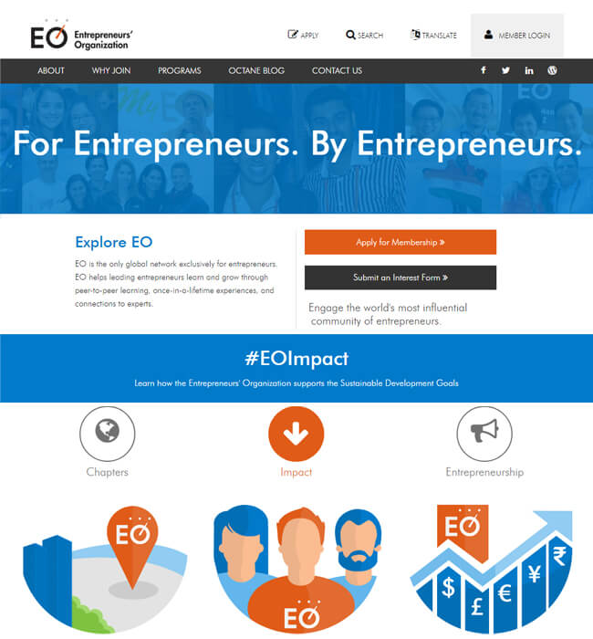 World’s most Influential Community Website for Entrepreneurs - EO