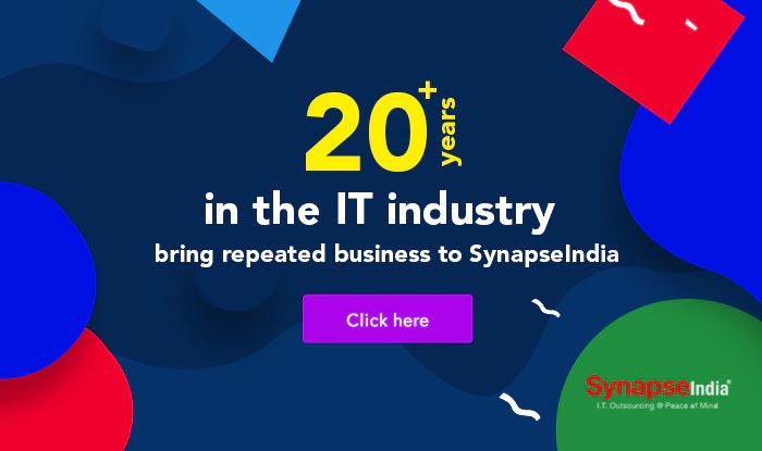 20+ years in the IT industry bring repeated business to SynapseIndia