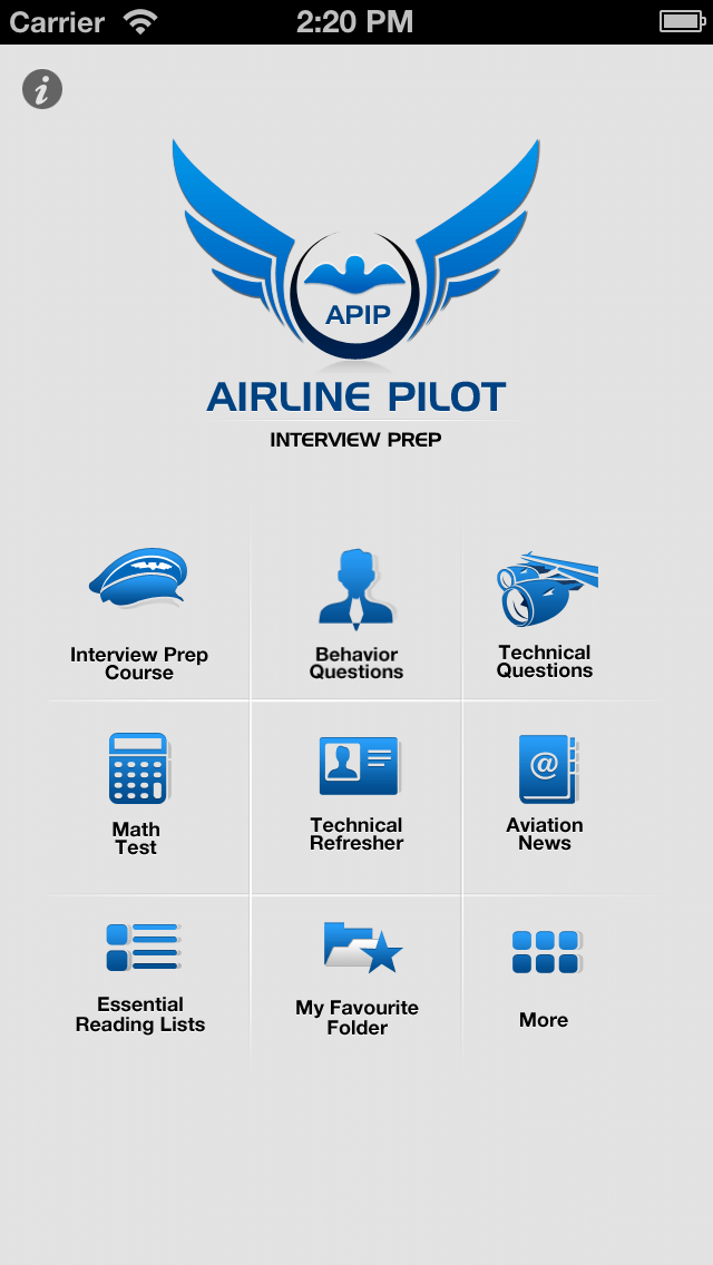 iPhone Mobile App for Airline Professionals 'AIRLINE PILOT'